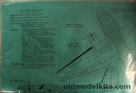 Execuform 1/72 Douglas DC-5 / R3D-1 / R3D-2 Transport - Bagged plastic model kit